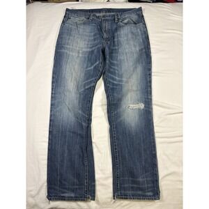 Denim & Supply Ralph Lauren Slouch Jeans Mens 34x30 Distressed